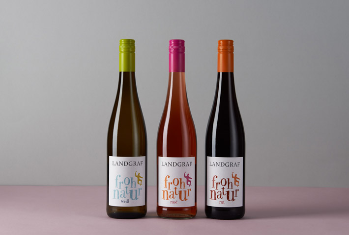 Landgraf Frohnatur Cuvéeweine (Fotografie: Elisa Biscotti) Landgraf Frohnatur Cuvéeweine